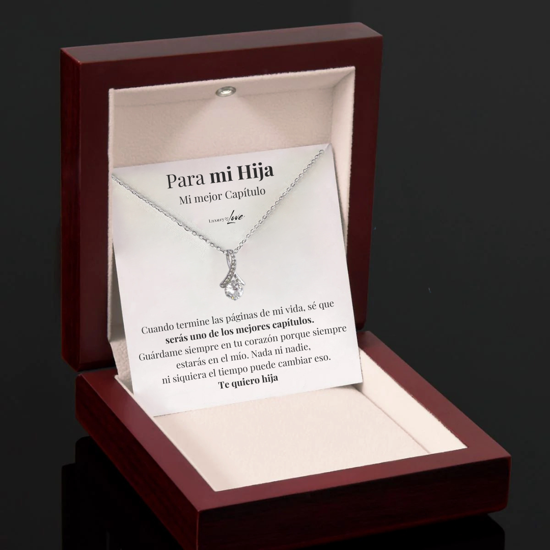 Collar Flor del Alma® para mi Hija (con Nota especial y caja a escoger)