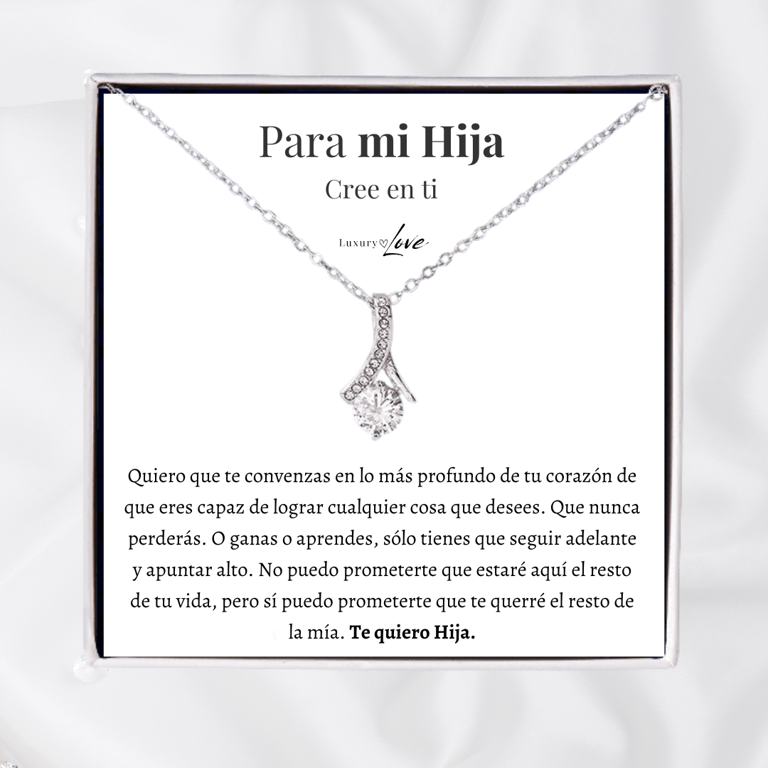 Collar Flor del Alma® para mi Hija (con Nota especial y caja a escoger)