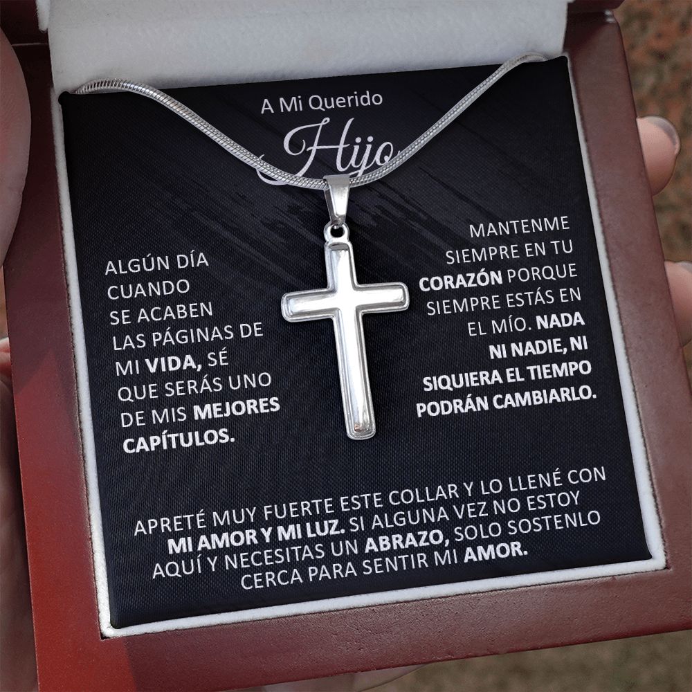 A Mi Querido Hijo - Cross Necklace