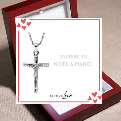 Collar Cruz® para mi Padre (con carta dedicada a escoger)