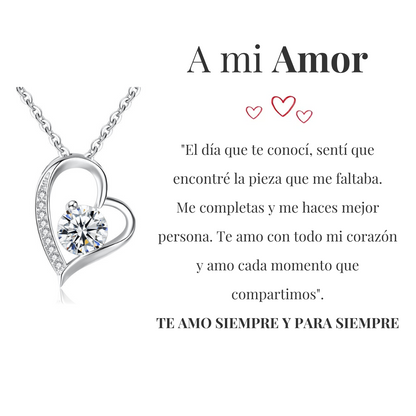 Collar Amor-Eterno™ para mi Amor (con caja y carta especial)