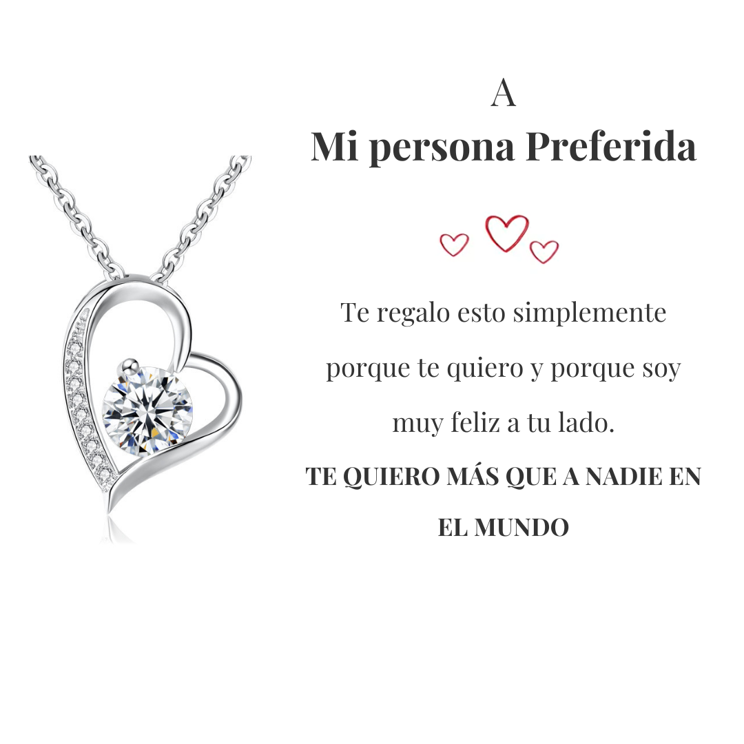 Collar Amor-Eterno™ para mi Amor (con caja y carta especial)