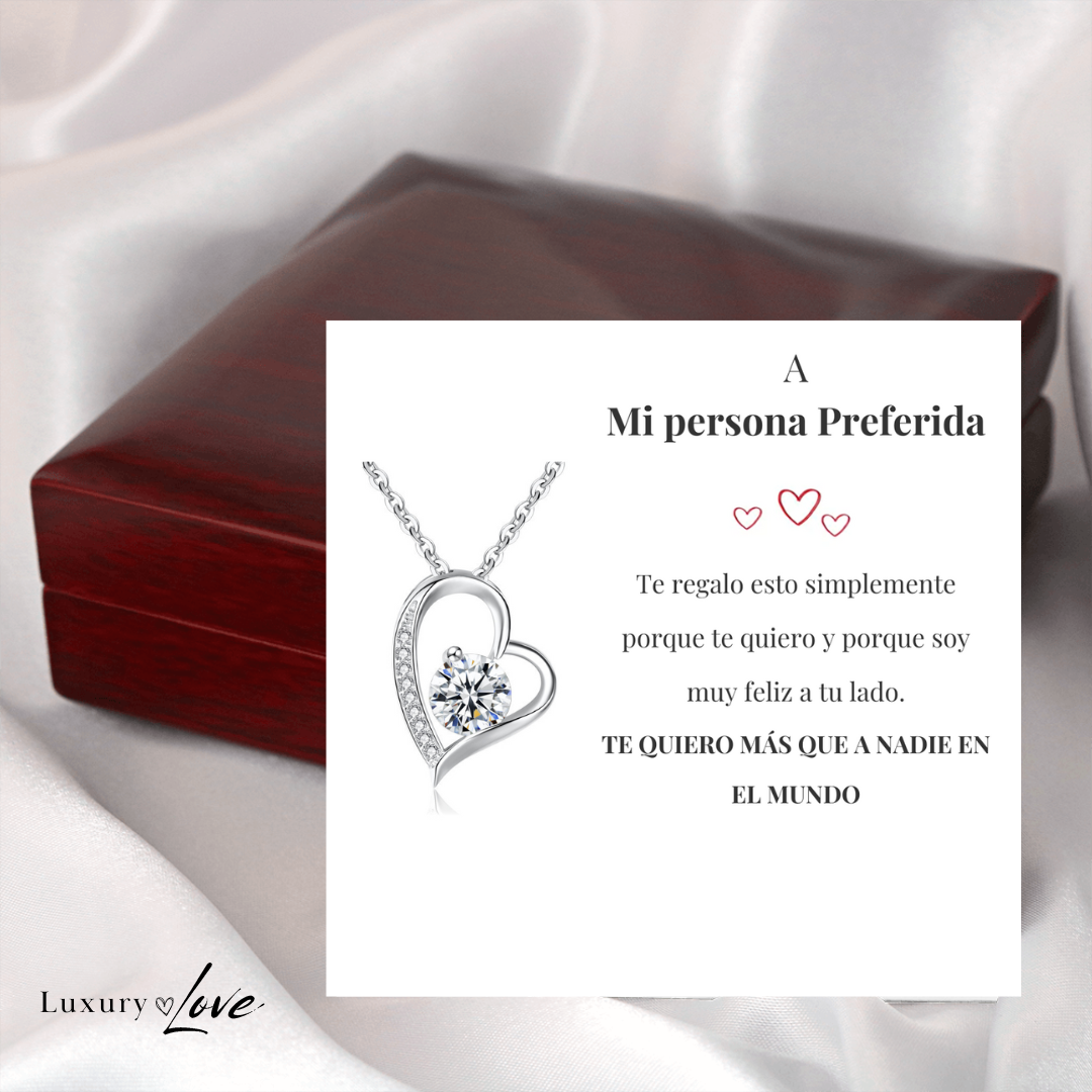 Collar Amor-Eterno™ para mi Amor (con caja y carta especial)