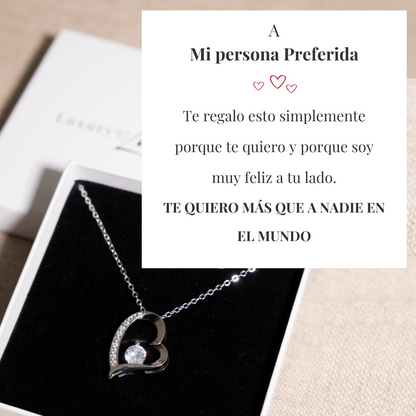 Collar Amor-Eterno™ para mi Amor (con caja y carta especial)