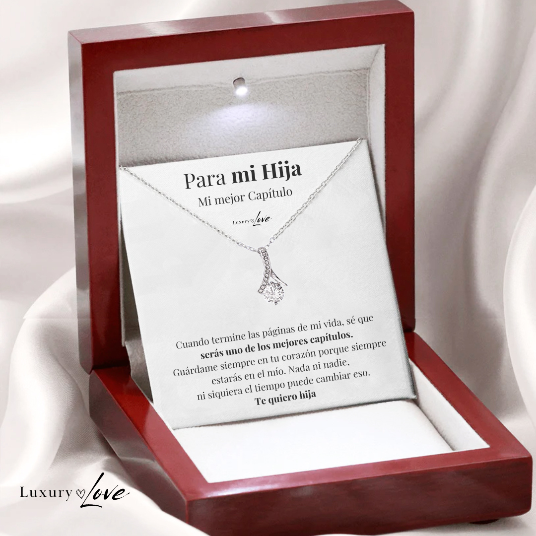 Collar Flor del Alma®  para mi Hija (con Nota especial y caja a escoger)