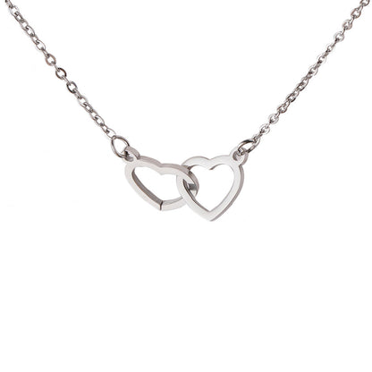 Regalo para mi Hija - Collar Corazón con caja de regalo con osito y rosa real