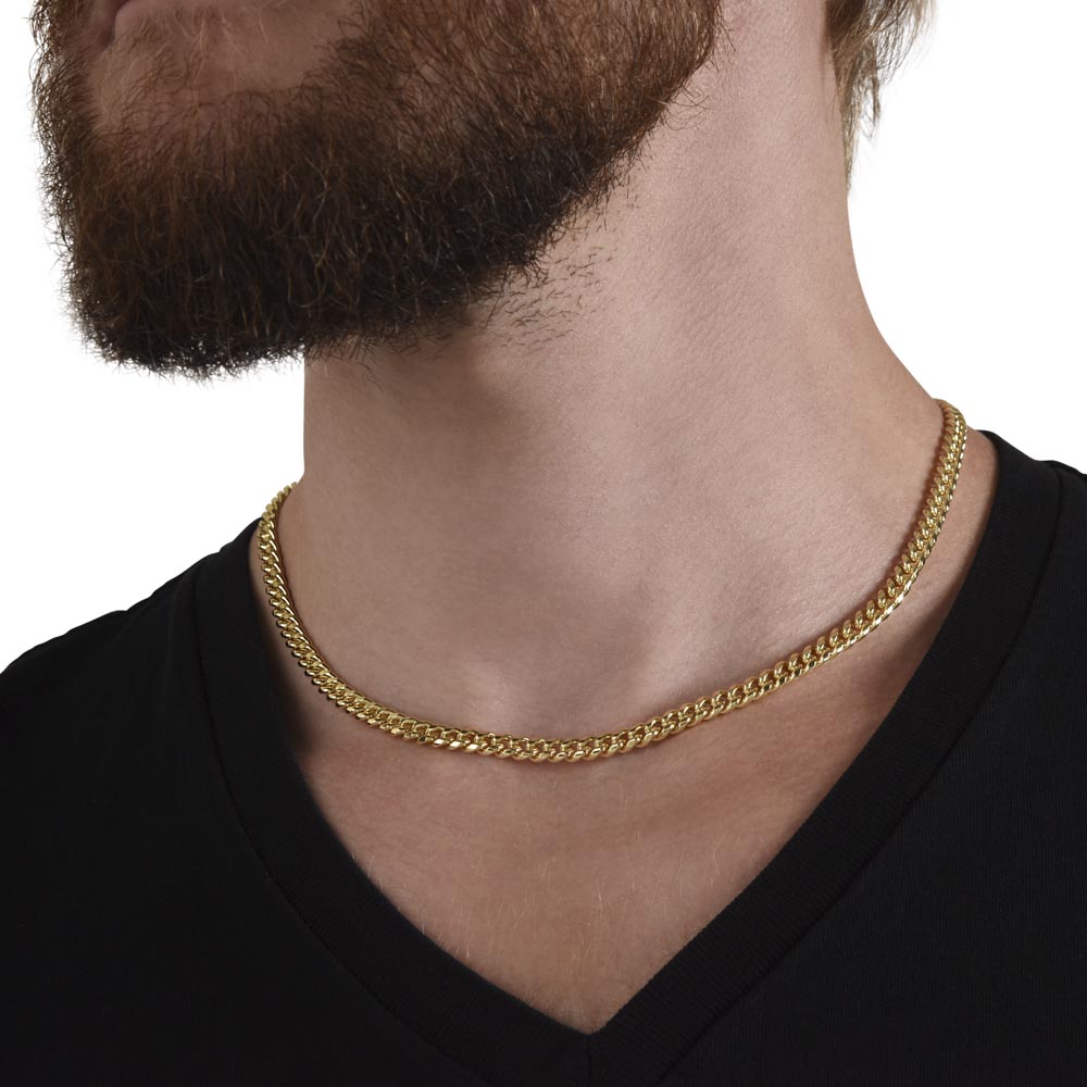 A Mi Querido Hijo - Cuban Link Chain Necklace