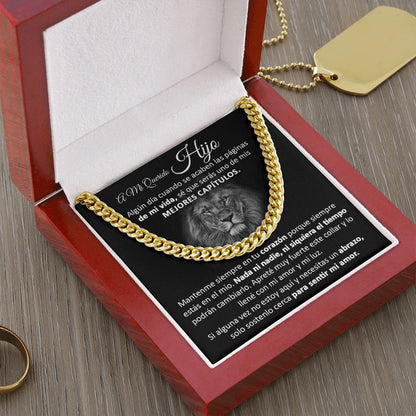 A Mi Querido Hijo - Cuban Link Chain Necklace