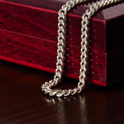 A Mi Querido Hijo - Cuban Link Chain Necklace