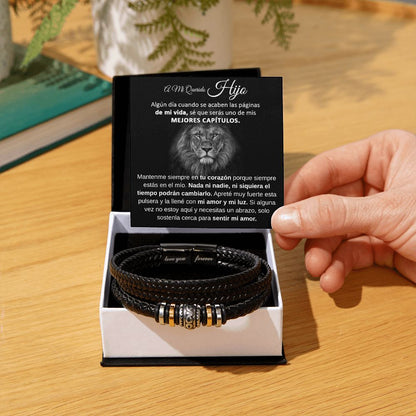 A Mi Hijo - Pulsera "Te Amaré por Siempre"
