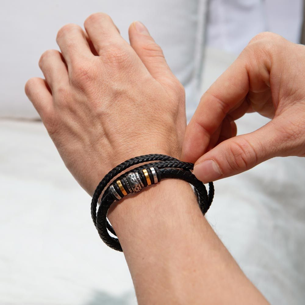 A Mi Hijo - Pulsera "Te Amaré por Siempre"
