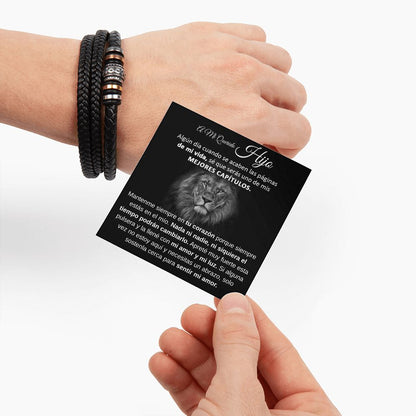 A Mi Hijo - Pulsera "Te Amaré por Siempre"
